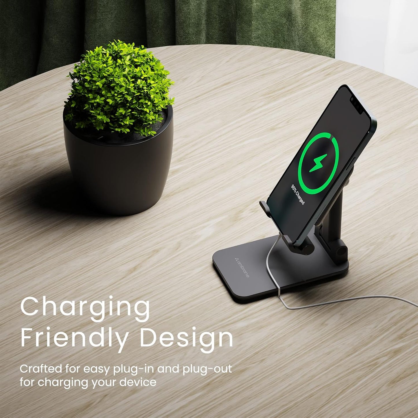 Ambrane Multipurpose Tabletop Mobile Stand